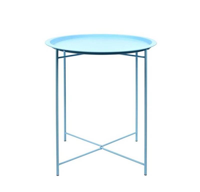 esschert design Gartentisch, Beistelltisch Blautöne Gartentisch Ø47,5 cm von esschert design