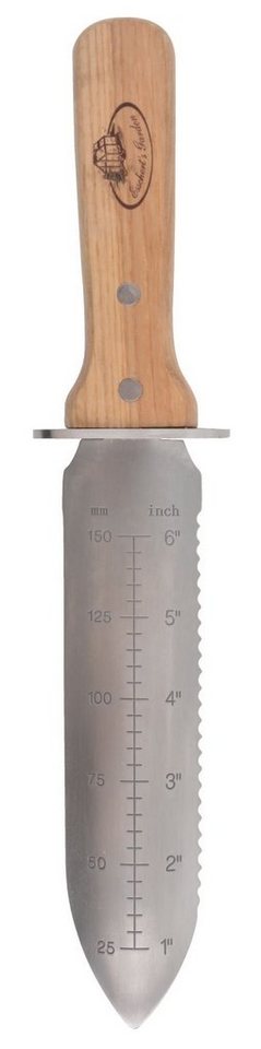 esschert design Pflanzer, Hori Hori Pflanzmesser & Scheide, aus Edelstahl und Eschenholz von esschert design