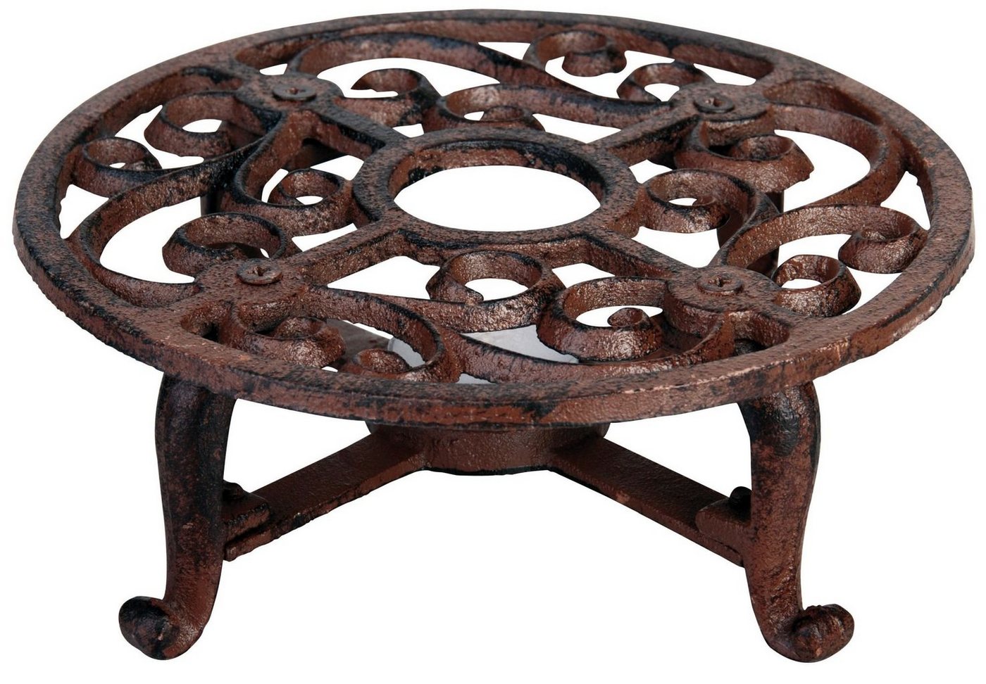 esschert design Stövchen, (Set, 3-tlg), Warmhalteplatte im antik Design von esschert design