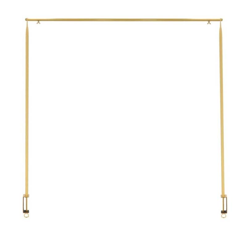 Klemmstange Tisch-Dekostange mit Klemme Golden, esschert design von esschert design