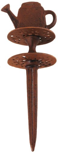 2 Stück Esschert Design Gartenschlauchführung aus Gusseisen, Schlauchführung mit Gießkannen-Motiv, ca. 11 x 10 x 33 cm, robuster Erdspieß 2 Stück Esschert Design Gartenschlauchführung aus Gusseisen, Schlauchführung mit Gießkannen-Motiv, ca. 11 x 10 x 33 cm, robuster Erdspieß von Esschert Design