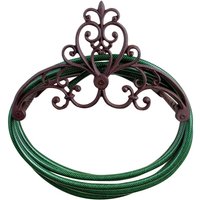 2 Stück Esschert Design Schlauchhalter, Gartenschlauchhalterung aus Gusseisen, ca. 39 cm x 24 cm x 26 cm von Esschert Design