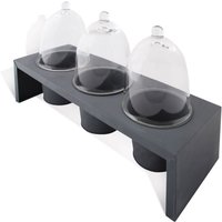 5 Stück Esschert Design 3er Pflanzglocken, 3 Blumenglocken, Anzuchtglocken mit Ständer ca. 41 cm x 26 cm, 16cm hoch, Glocke Ø innen 10,5cm, Höhe 14,5 von Esschert Design