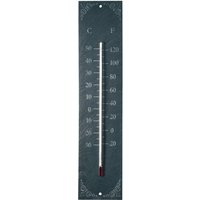 5 Stück Esschert Design Thermometer, Temperaturmesser aus Schiefer, Anzeige in Fahrenheit und Celsius, ca. 10 cm x 45 cm von Esschert Design