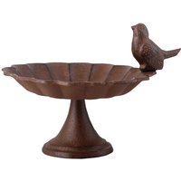 5 Stück Esschert Design Vogeltränke, Vogelbad auf kurzem Fuß, ca. 19 cm x 16 cm x 14 cm von Esschert Design