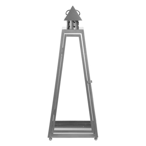 AC-Déco Laterne Pyramide – D 21,8 cm x H 54,3 cm – Grau AC-Déco Laterne Pyramide – D 21,8 cm x H 54,3 cm – Grau von NACH