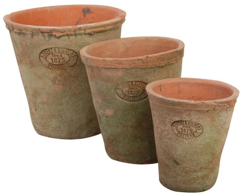 Esschert AT01 Aged Terracotta 3-er Topfset rund von Esschert Design