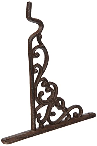 Esschert Design Wandhaken, Blumenhaken für Blumenampel, Hängekörbe, Größe S, ca. 21 cm x 2,4 cm x 19 cm Esschert Design Wandhaken, Blumenhaken für Blumenampel, Hängekörbe, Größe S, ca. 21 cm x 2,4 cm x 19 cm von Esschert Design