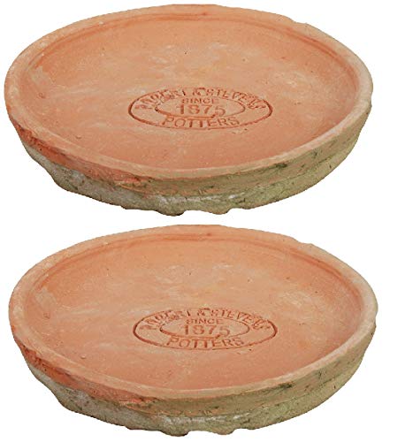Esschert Design 2er Set Aged Terracotta Untersetzer rund Ø 16,4 cm Planzen Blumen Topf Ton Töpfe Esschert Design 2er Set Aged Terracotta Untersetzer rund Ø 16,4 cm Planzen Blumen Topf Ton Töpfe von Esschert Design