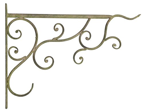 Esschert Design Aged Metal Grün Haken aus veraltetem Metall, 34,5 x 2,2 x 26,3 cm Esschert Design Aged Metal Grün Haken aus veraltetem Metall, 34,5 x 2,2 x 26,3 cm von Esschert Design