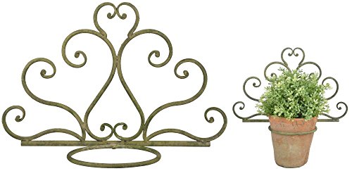 Esschert Design AM77 Bin grün 1 Blumentopfhalter von Esschert Design