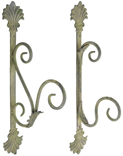 Esschert Design Aged Metal Grün Haken Sortiert aus veraltetem Metall, 6,0 x 10,5 x 34,7 von Esschert Design
