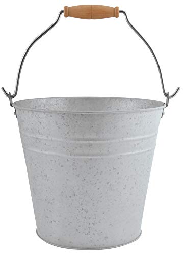 Esschert Design Altzink Eimer 5 Liter, 26,4x22,4x21,7 cm Esschert Design Altzink Eimer 5 Liter, 26,4x22,4x21,7 cm von Esschert Design