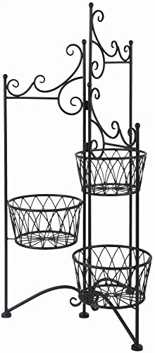 Esschert Design BPH97 Serie Faltbarer Pflanztopf 3-Fach von Esschert Design