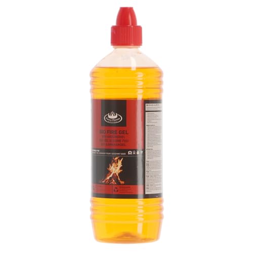 Esschert Design Brennstoffe Bio Feuergel Orange in der Flasche 1 Liter von Esschert Design