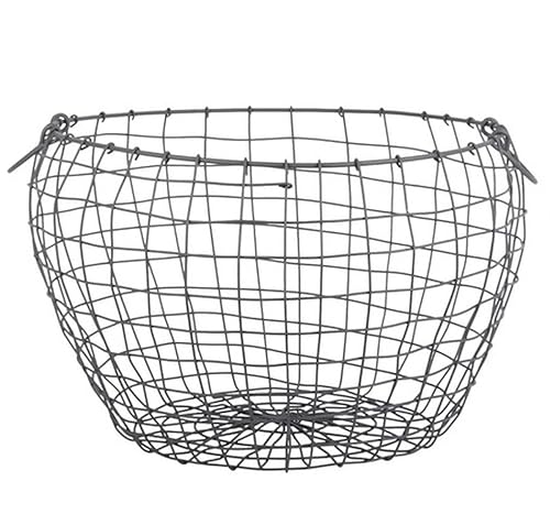 Esschert Design Drahtkorb Groß bauchige Form - Metall Esschert Design Drahtkorb Groß bauchige Form - Metall von Esschert Design