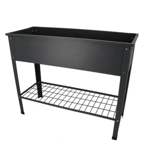 Esschert Design Dutchlander Erhöhte Kinderzimmerbox Metall anthrazit L von Esschert Design