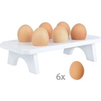 Esschert Design Eierträger aus Kiefernholz, 26,6 x 13,0 x 6,4 cm von Esschert Design