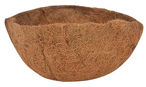 Esschert Design Ersatzeinlage Hanging Basket Ø 36 cm, Höhe 14 cm, Kokoseinlage, Hängekörbchen, Naturkorb von Esschert Design