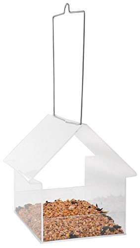 Esschert Design FB373 Vogelhäuschen aus Acryl zum Aufhängen von Esschert Design