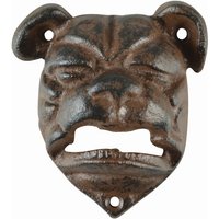 Esschert Design Flaschenöffner Bulldogge , aus dem Material Gusseisen , 7,5 x 5,1 x 8,9 cm von Esschert Design