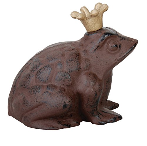 Esschert Design Froschkönig Deko-Figur 20,5 x 17,5 x 19,7 cm von Esschert Design