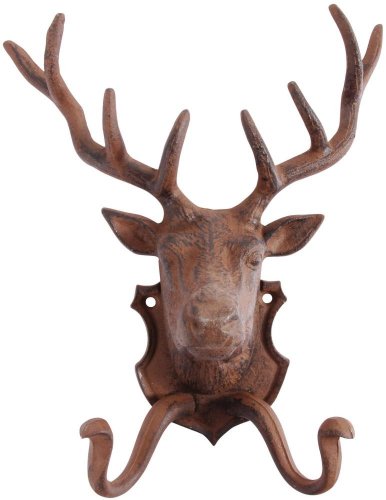 Esschert Design GUSSEISEN GARDEROBE WANDHAKEN HIRSCH BLICKFANG! Esschert Design GUSSEISEN GARDEROBE WANDHAKEN HIRSCH BLICKFANG! von Esschert Design