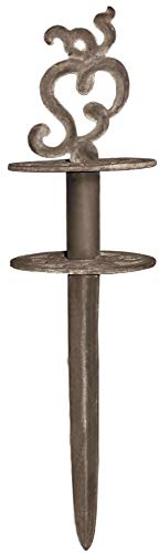Esschert Design Gartenschlauchführung, Schlauchführung mit Erdspieß in Rostbraun, ca. 11 cm x 5 cm x 20 cm von Esschert Design