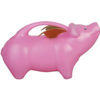 Esschert Design Gießkanne, Wasserkanne Motiv fliegendes Schwein in pink, ca. 29 cm x 13 cm x 17 cm von Esschert Design