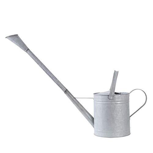 Esschert Design Gießkanne Alt Zink 6,2 Liter extra langes Rohr Blumen Garten von Esschert Design