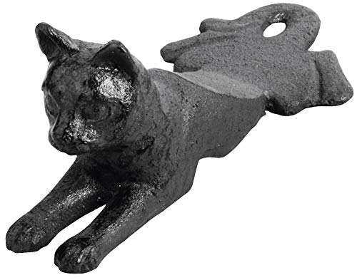 Esschert Design Gusseisen Türstopper [verschiedene Designs erhältlich] Anzahl: 2 Stück Katze von Esschert Design