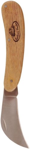 Esschert Design Gartenmesser, Gartenhippe mit Holzgriff, ca. 3,3 cm x 2 cm x 18 cm von Esschert Design