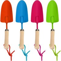 Esschert Design Kinder Handschaufel aus Metall, mit Holzgriff, Aufhängeöse, Kinder Gartenschaufel, Gartenwerkzeug, farbig sortiert, Farbwahl unmöglich von Esschert Design