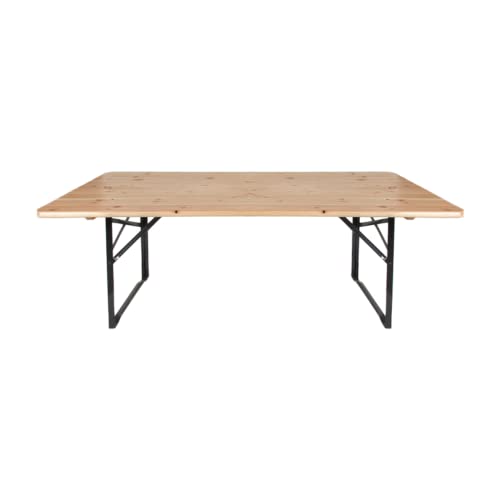Esschert Design Kinderbiertisch - Erlenholz & Metall von Esschert Design