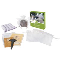 Esschert Design Lavendel Duftsäckchen Set, Raumduft, Pflanzset inkl. Soffsäckchen und Untersetzter von Esschert Design