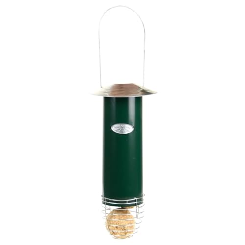 Esschert Design Meisenknödelautomat, Futtersilo für Futterbälle mit Dach, zum Aufhängen, ca. 13 cm x 13 cm x 29 von Esschert Design