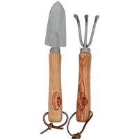 Esschert Design Mini-Tools Schippe und Harke, ca. 3,4 cm x 2,3 cm x 19 cm von Esschert Design