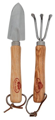 Esschert Design Mini-Tools Schippe und Harke, ca. 3,4 cm x 2,3 cm x 19 cm von Esschert Design