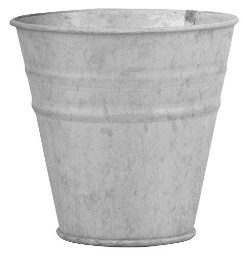 Esschert Design OZ50 Zink-Blumentopf, mittelgroß von Esschert Design
