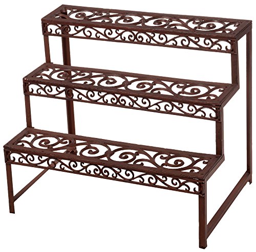 Esschert Design Pflanzentreppe Blumentreppe Etagere eckig Gusseisen Blumen Esschert Design Pflanzentreppe Blumentreppe Etagere eckig Gusseisen Blumen von Esschert Design