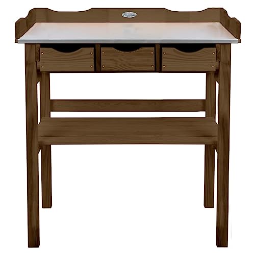 Esschert Design Pflanztisch Schubladen Braun Gartenarbeitstisch Blumentisch Esschert Design Pflanztisch Schubladen Braun Gartenarbeitstisch Blumentisch von Esschert Design
