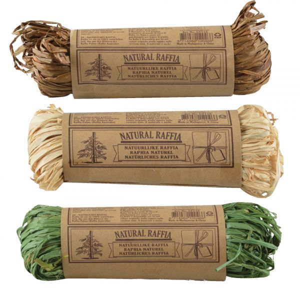Esschert Design Raffia Bindematerial 50g, sortiert, Pflanzenband, G... von Esschert Design
