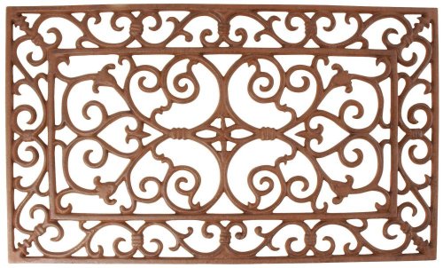 Esschert Design Rechteckiger Fußabtreter aus Gusseisen im Landhausstil von Esschert Design