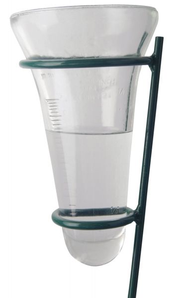 Esschert Design Regenmesser Glas, mit grünem Bodenstecker, Niedersc... von Esschert Design