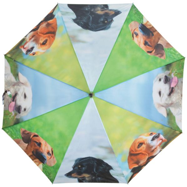 Esschert Design Regenschirm Hunde, Automatik Stockschirm mit Hundem... Esschert Design Regenschirm Hunde, Automatik Stockschirm mit Hundem... von Esschert Design