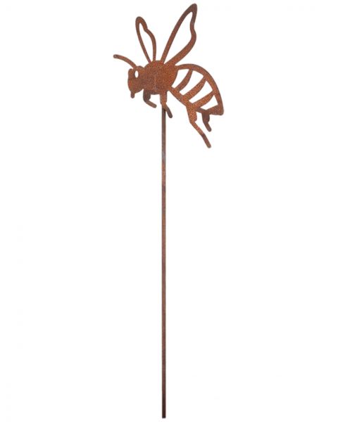 Esschert Design Gartenstecker Biene 38cm - Dekostecker in Rostoptik Esschert Design Gartenstecker Biene 38cm - Dekostecker in Rostoptik von Esschert Design