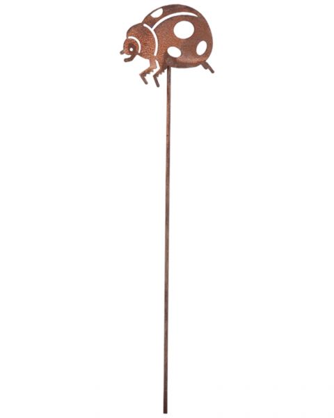 Esschert Design Gartenstecker Marienkäfer 38cm - Dekostecker in Ros... von Esschert Design