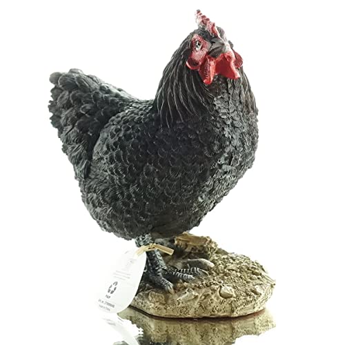 Esschert Design Stehendes Huhn Schwarz - Polyresin von Esschert Design