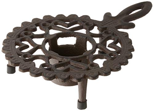 Esschert Design Stövchen, Gusseisen, braun, 21.6 x 14.4 x 4.7 cm von Esschert Design