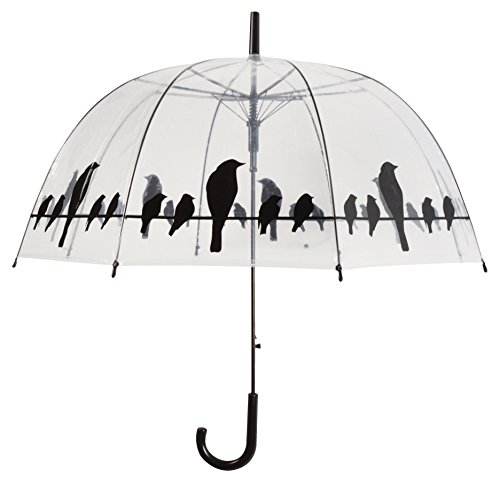 Esschert Design TP166 Regenschirm mit Vögeln auf Draht, 83 x 81,5 x 83 cm von Esschert Design